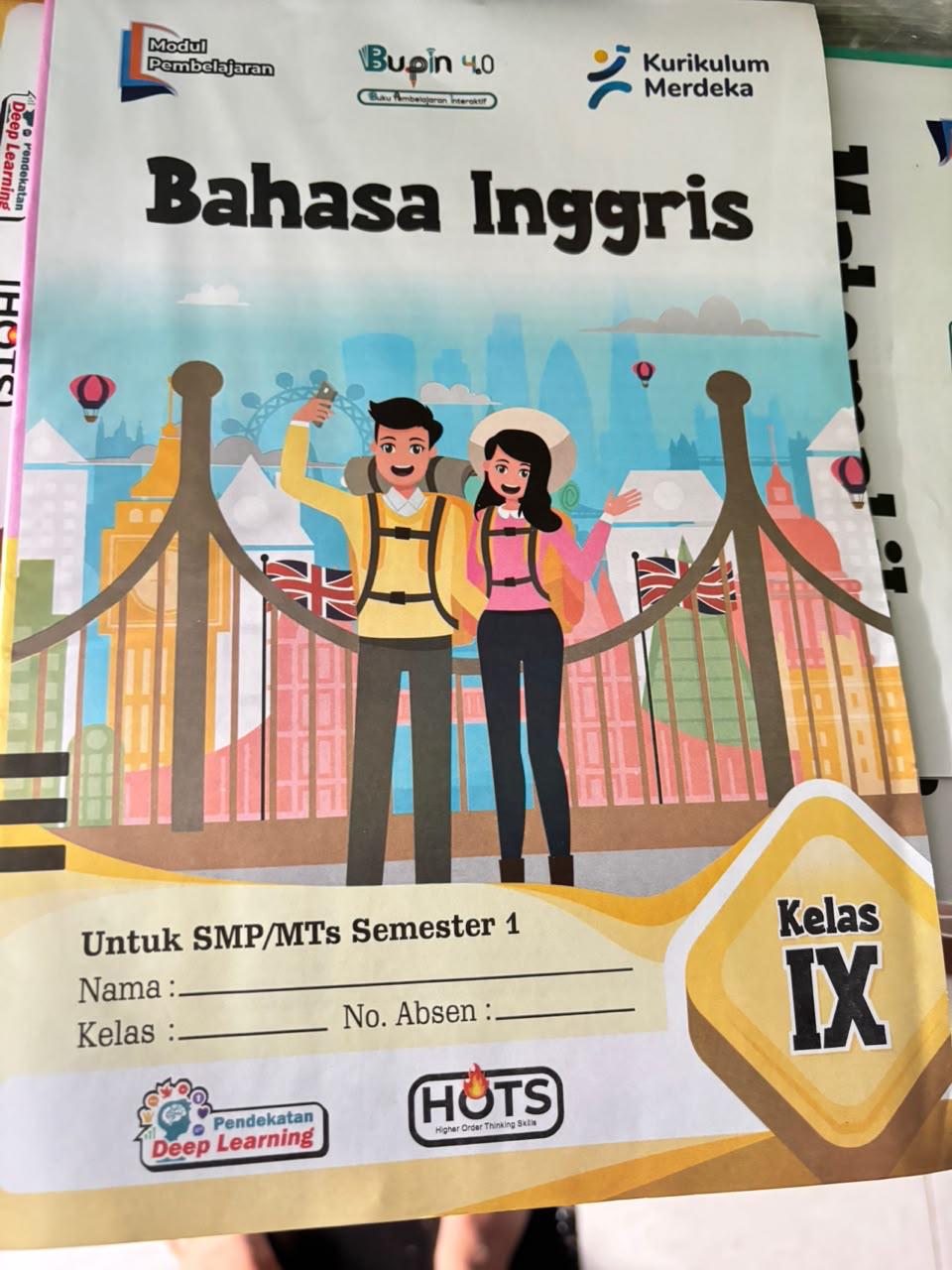 Buku Bahasa Inggris - Kelas IX